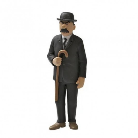 Figurine Tintin - Dupont canne en main - principal