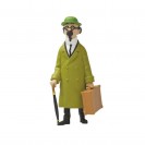 Figurine Tintin - Tournesol part en voyage - principal