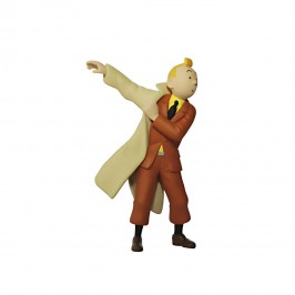 Figurine Tintin - Tintin met son trench
