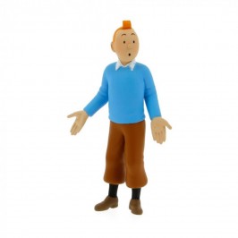 Figurine PVC Tintin pull bleu 8,5cm