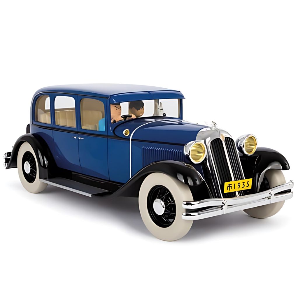 Véhicule de Collection Tintin au 1/12 - La Chrysler de Nanking - Le Lotus Bleu - principal