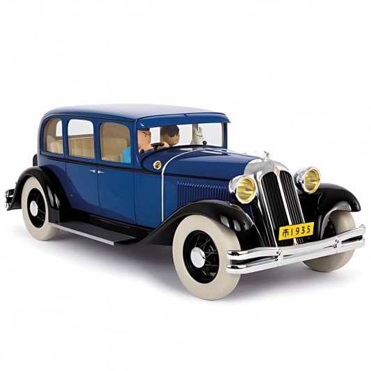 Véhicule de Collection Tintin au 1/12 - La Chrysler de Nanking - Le Lotus Bleu - principal