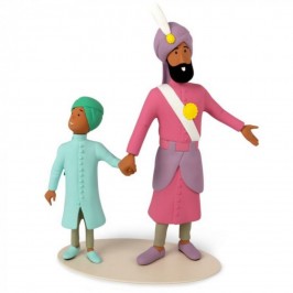 Figurine Tintin, le Maharadjah et son fils, Le Musée Imaginaire