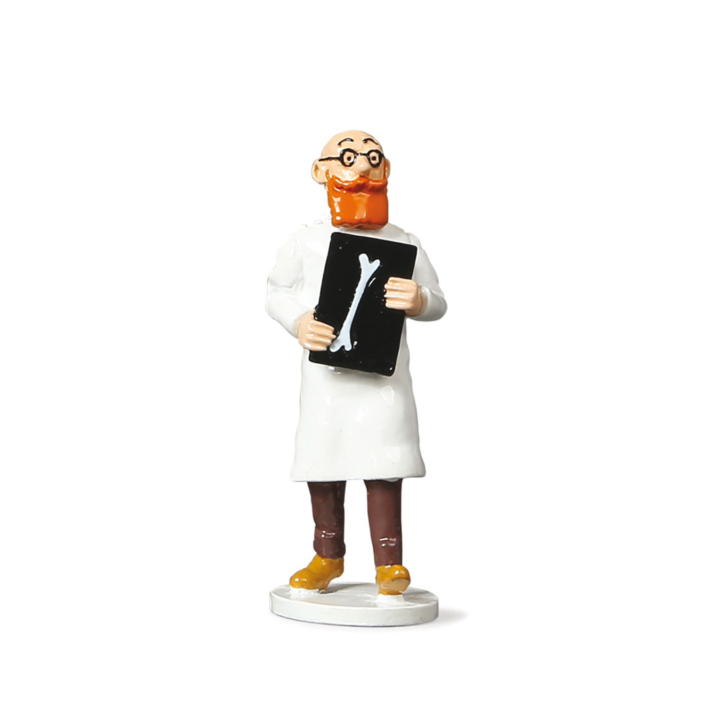 Figurine Tintin Dr. Rotule - Moulinsart - principal