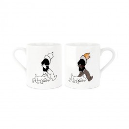 Mug Noir & Blanc/ Colorisé - Tintin au Pays des Soviets