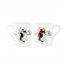 Mug Noir & Blanc/ Colorisé - Tintin en Amérique - principal