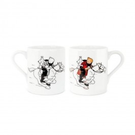Mug Noir & Blanc/ Colorisé - Tintin en Amérique