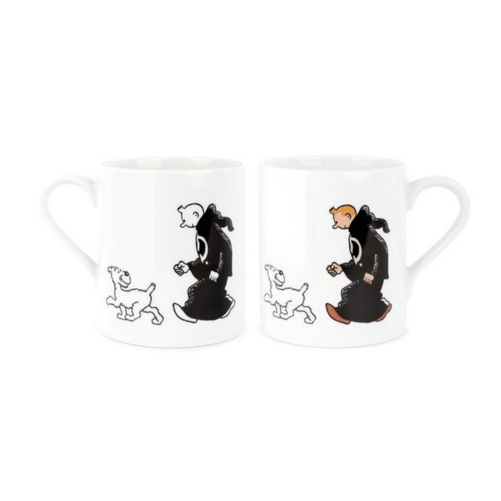 Mug Noir & Blanc/ Colorisé - Tintin les Cigares du Pharaon - principal