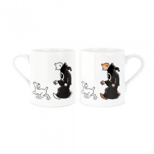 Mug Noir & Blanc/ Colorisé - Tintin les Cigares du Pharaon - principal
