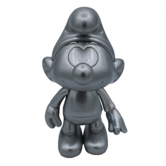 Figurine - Schtroumpf Vinyl Argent Brillant - principal
