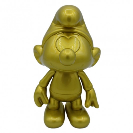 Figurine - Schtroumpf Vinyl Doré Brillant - principal