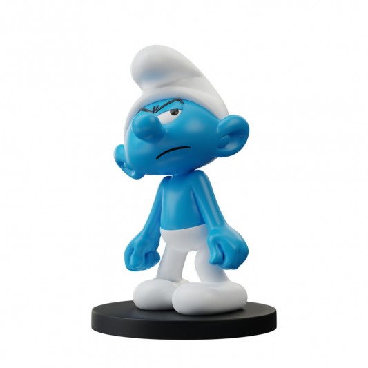 Figurine Les Schtroumpfs - Schtroumpf Grognon - principal