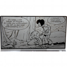 Plaque émaillée - Johan et Pirlouit - La Flûte à Six Schtroumpfs - principal