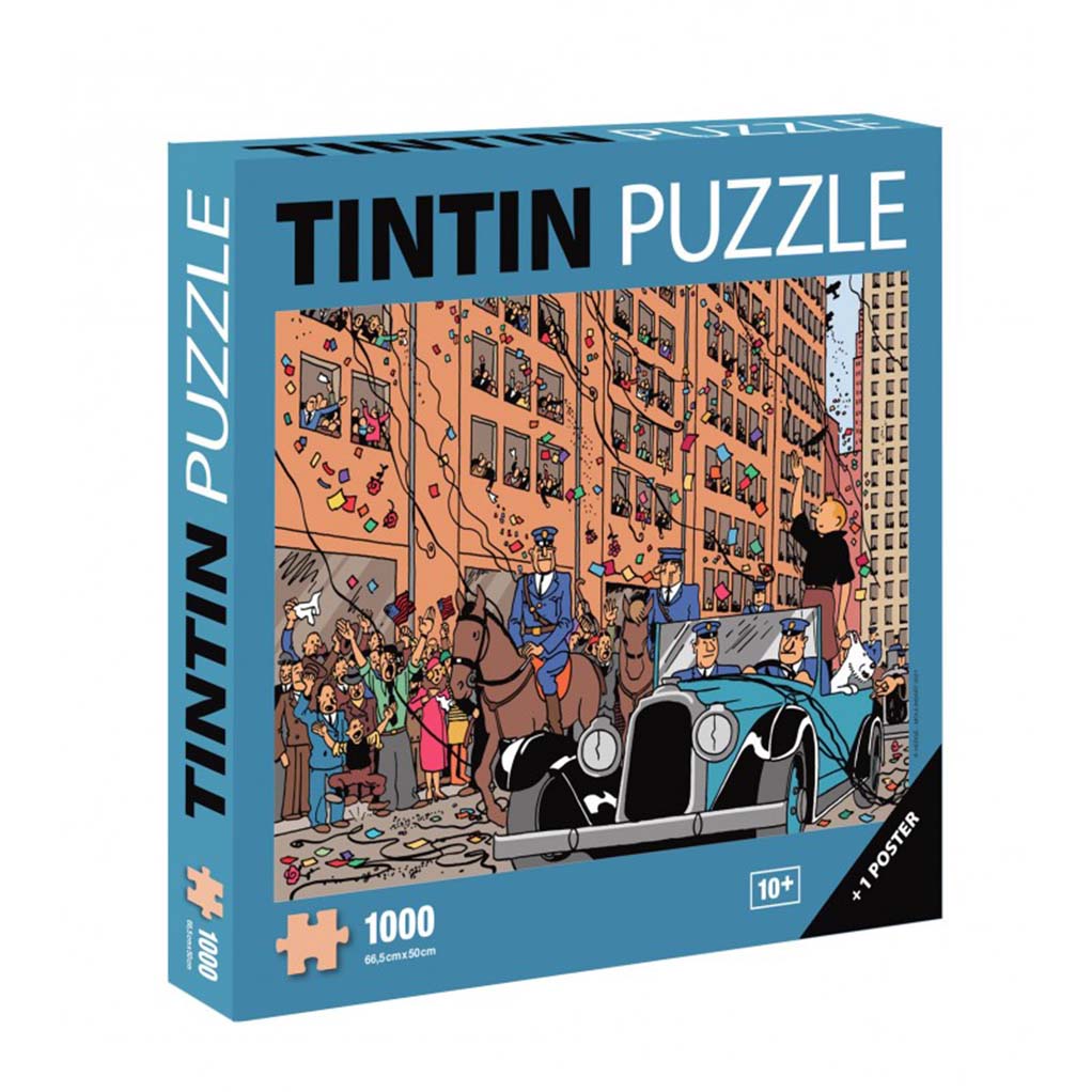 Puzzle Tintin en Amérique Parade 1000 pièces + poster - principal