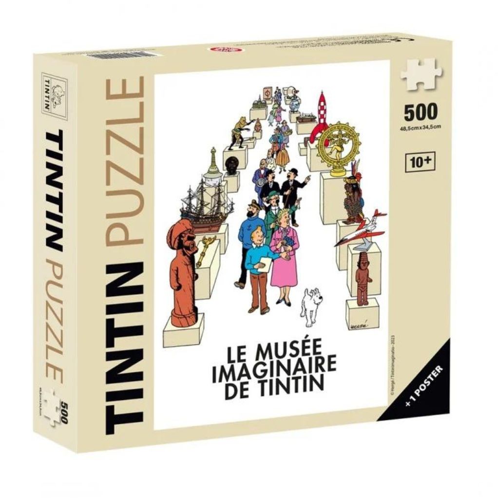 Puzzle Tintin - Le Musée Imaginaire - 500 pièces et poster - principal