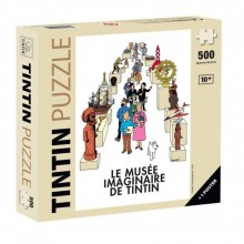 Tintin Puzzle - The Imagary Museum - 500 pieces with a poster