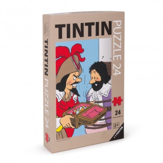Puzzle Tintin - Le trésor de Rackam - 24 pièces + 1 poster - principal
