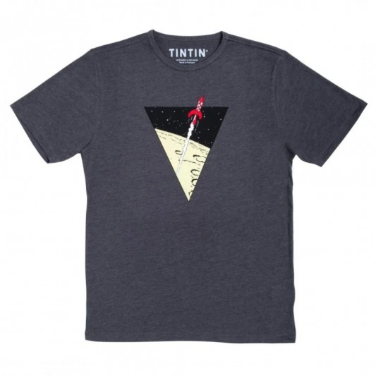 T-Shirt Tintin -Triangle Fusée - principal