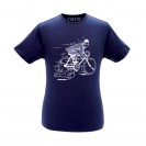 T-Shirt Tintin - Tintin & Milou - Vélo Lotus Bleu - principal
