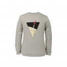 Sweat-Shirt Tintin Triangle Fusée - Gris Clair Chiné - S - principal