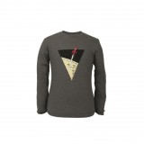 Tintin Triangle Fusée Sweatshirt - Dark Gray Heather - Size M
