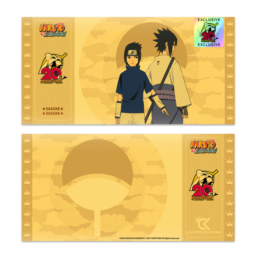 Ticket d'or Naruto Shippuden édition 20 ans - Sasuke - principal