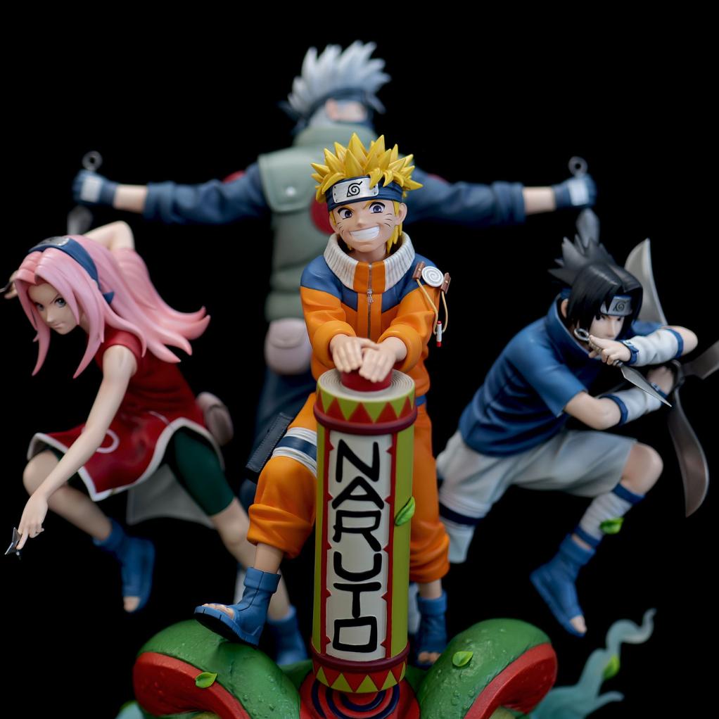 Figurine Cartoon Kingdom - Naruto - Team 7 - principal