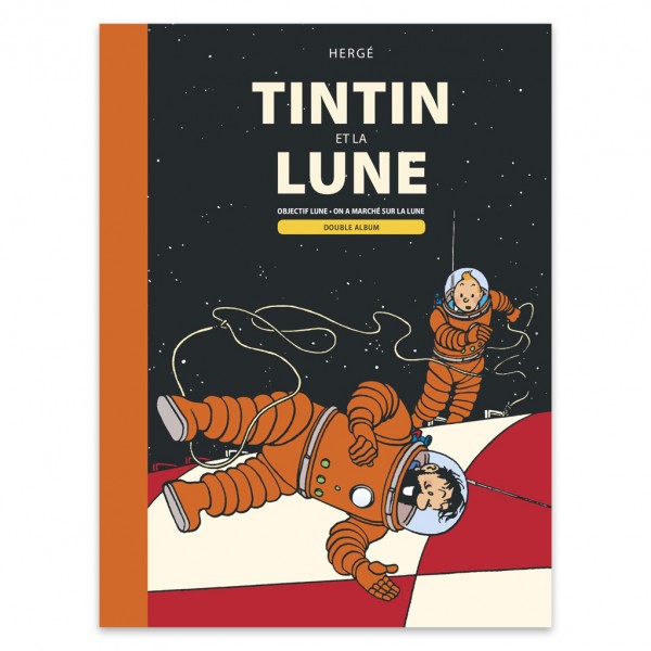 Double Album Tintin and the Moon (french Edition)