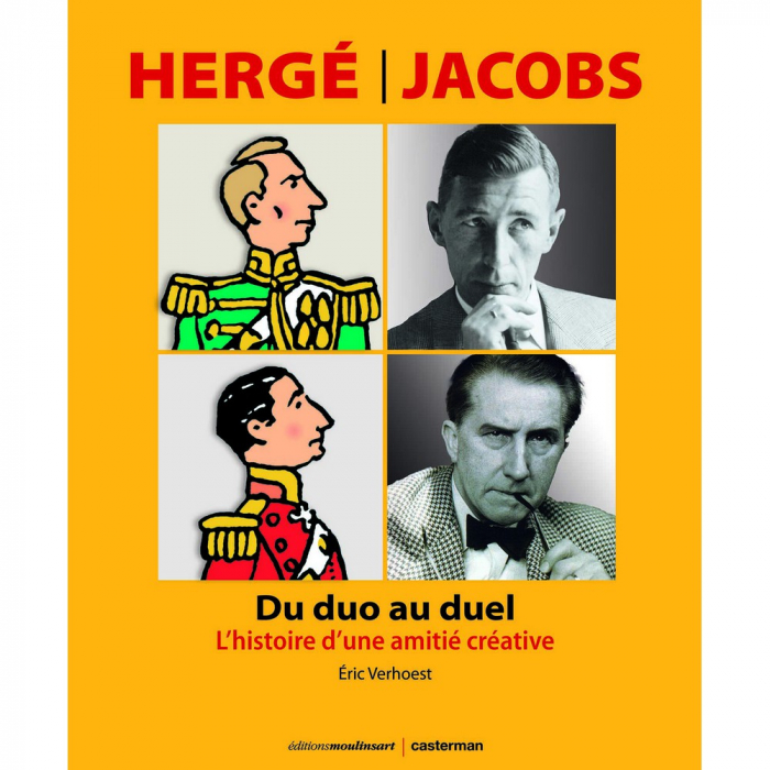 Beau Livre - Hergé-Jacobs du duo au duel (L'histoire d’une amitié créative) - principal