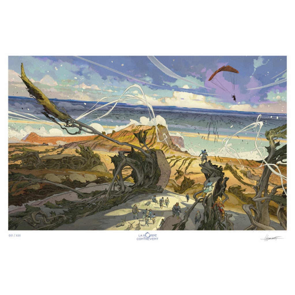 Tirage d'art La Horde du Contrevent - A l'ombre des forêts linéaires - principal