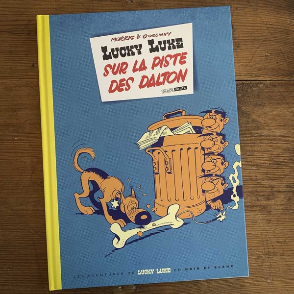 Deluxe black & white edition, Lucky Luke, Sur la piste des Dalton