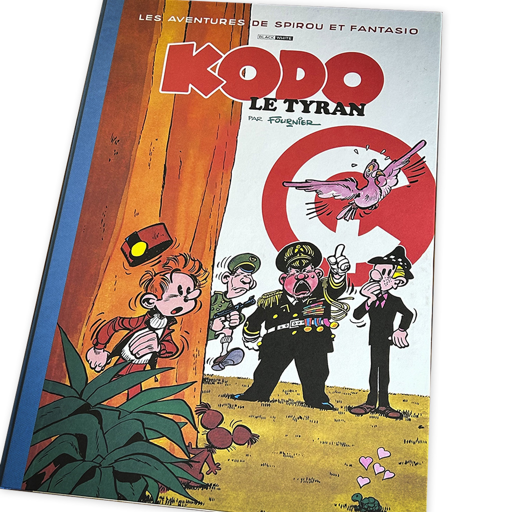 Tirage de luxe Spirou et Fantasio, Kodo le tyran, éditions Black & White - principal