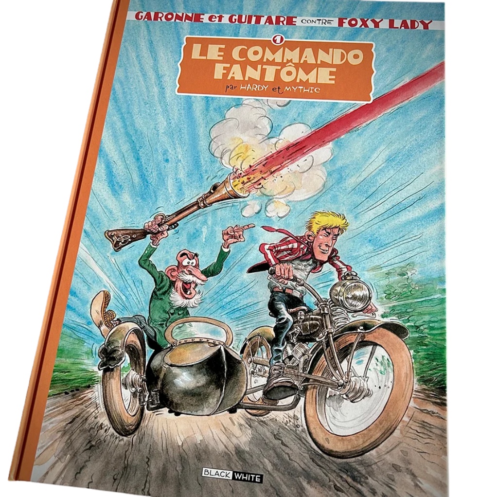 Tirage de luxe Garonne et Guitare - Le commando fantôme - Editions Black and White - principal