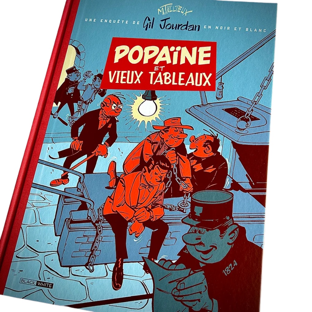 Tirage de Luxe - Gil Jourdan N&B Vol.2 - Popaïne et vieux tableaux - principal