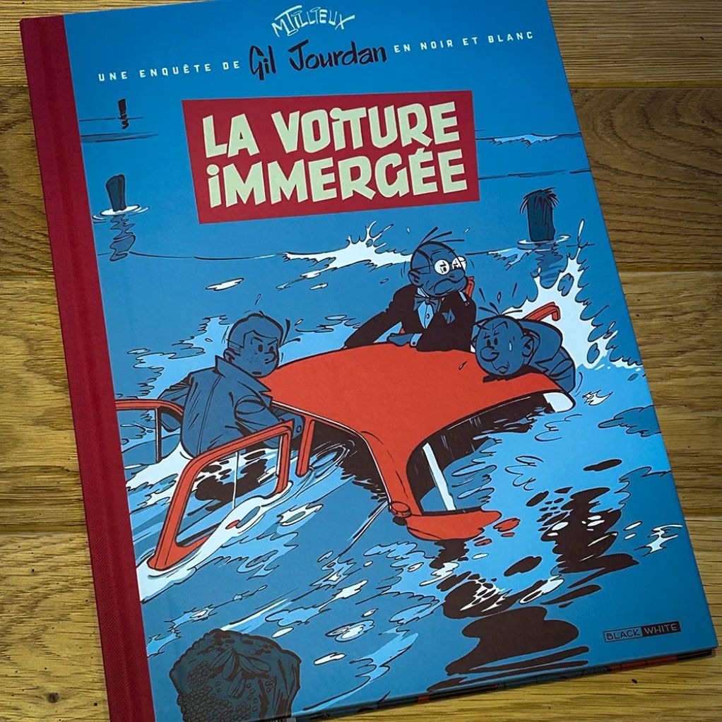 Tirage de luxe Gil Jourdan - La voiture immergée - principal