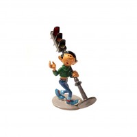 Gaston et le feu tricolore - Figurine Pixi