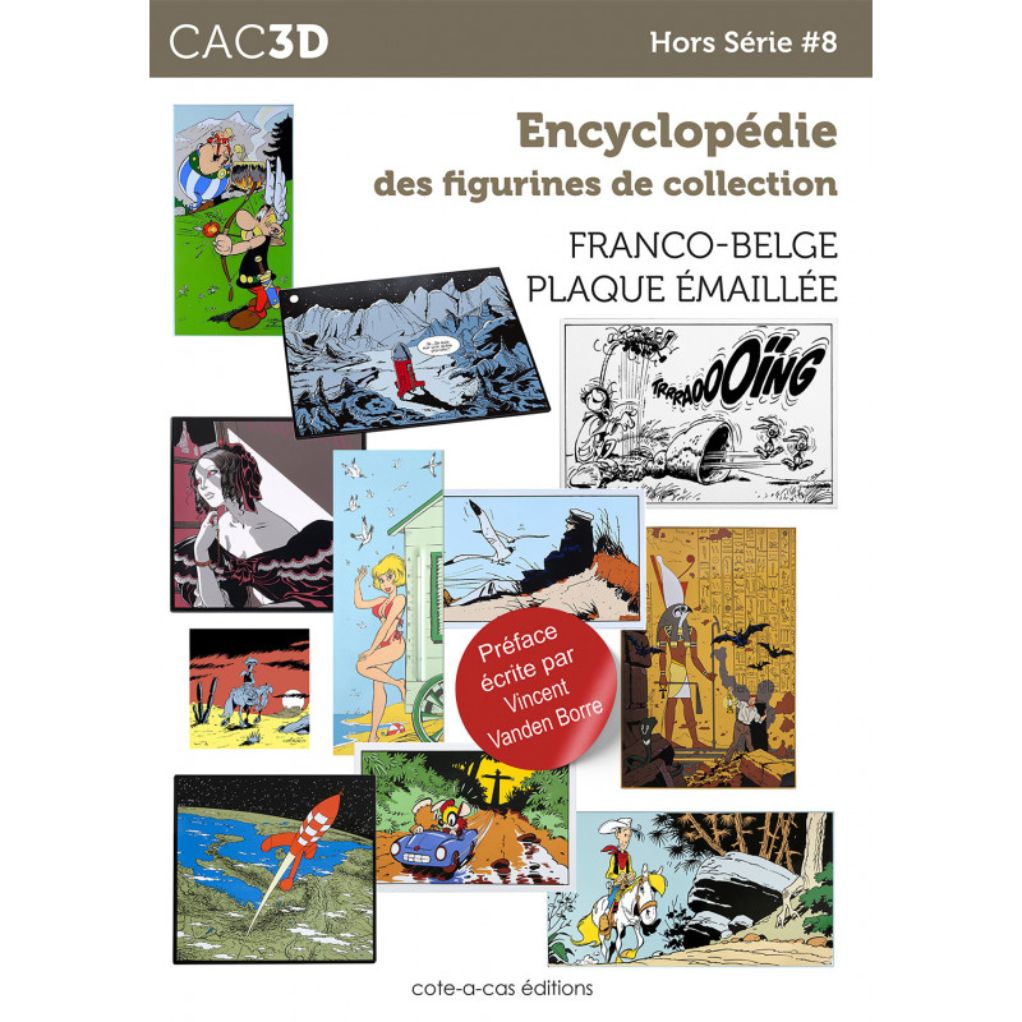 Beaux Livres - CAC3D Franco-Belge Plaque Emaillée  - Classique - Hors Série - principal