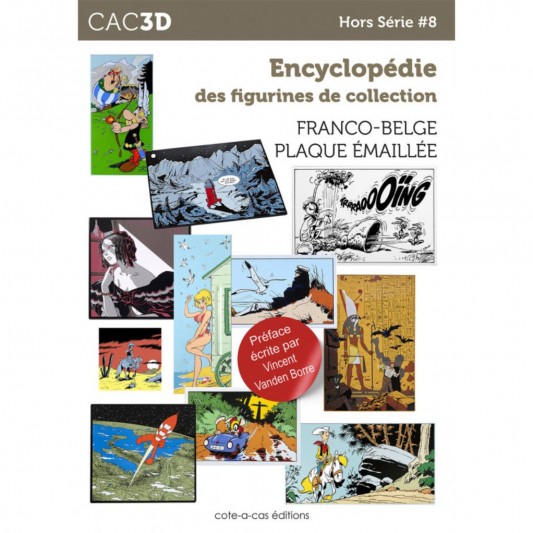 Beaux Livres - CAC3D Franco-Belge Plaque Emaillée  - Classique - Hors Série - principal