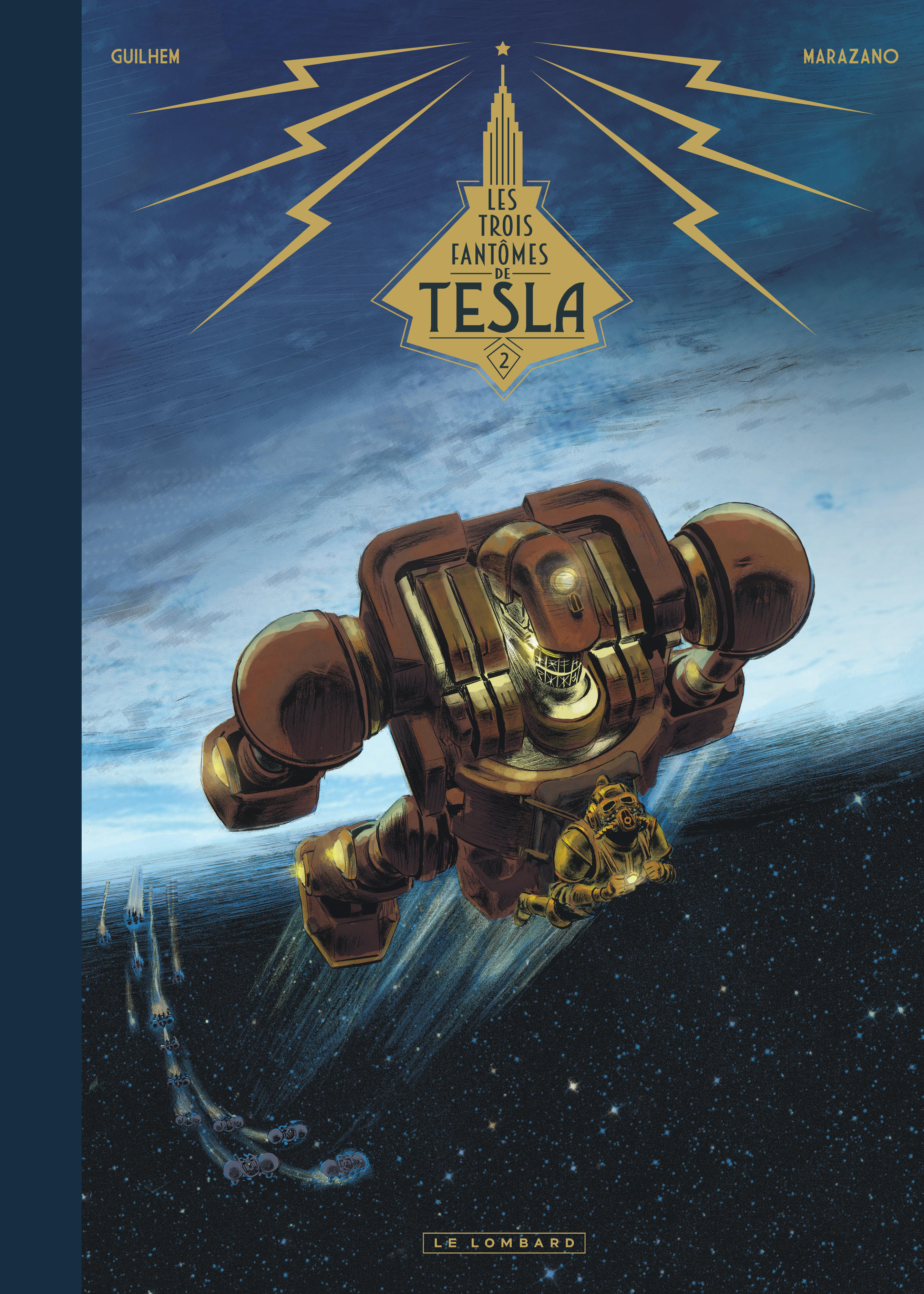 Les Trois fantômes de Tesla - Tome 2 - La Conjuration des humains véritables - Edition spéciale - Noir & Blanc - principal