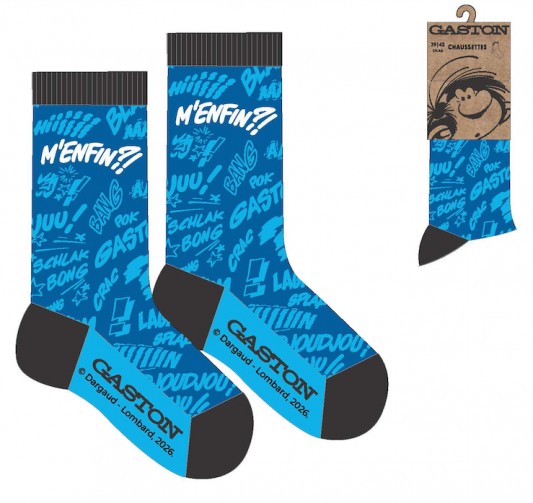 Chaussettes (TU) - Bleu - Gaston - principal