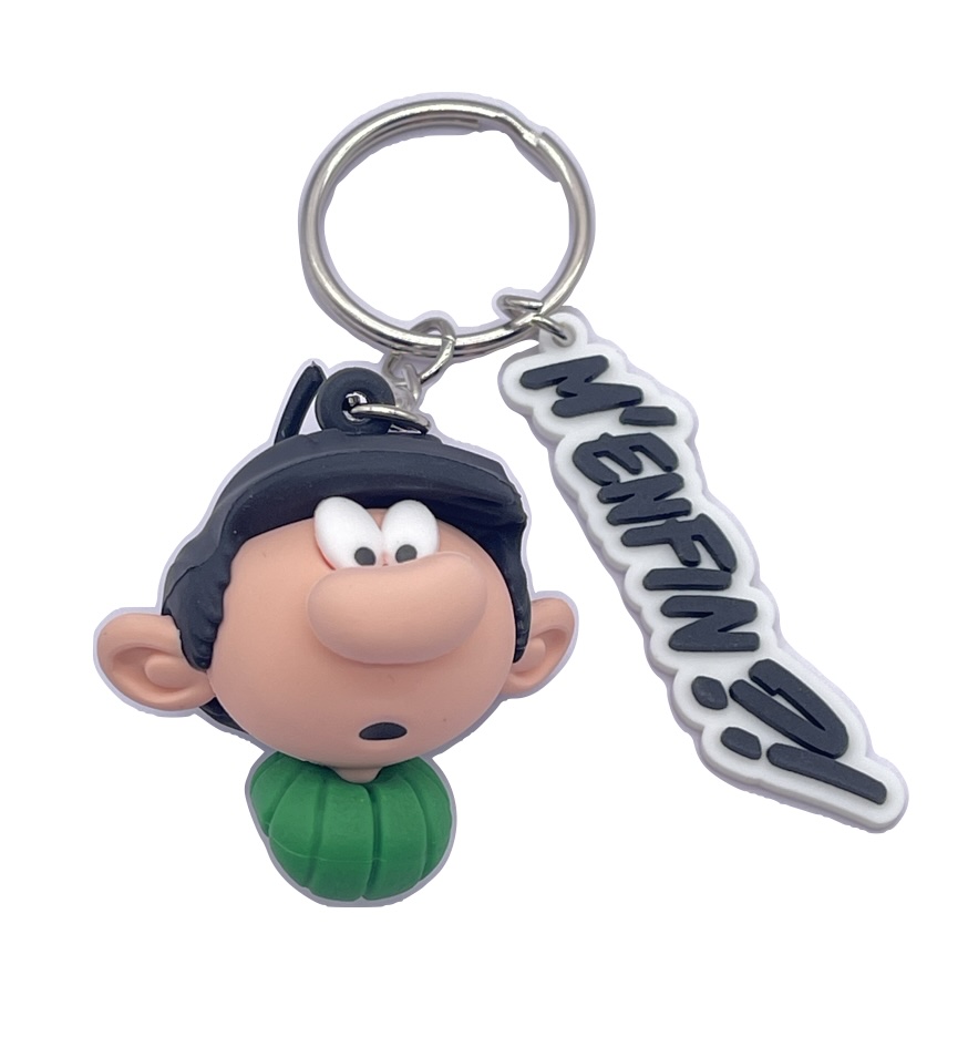Porte-clés en 3D (Tête de Gaston) - Gaston - principal