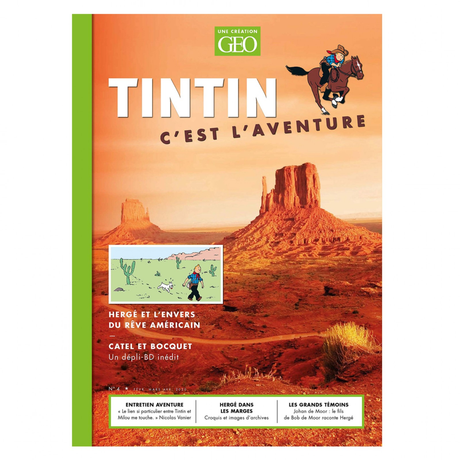 GEO Edition Hors-Serie: Tintin C'est L'Aventure, Un Monde sans frontières  (2023)