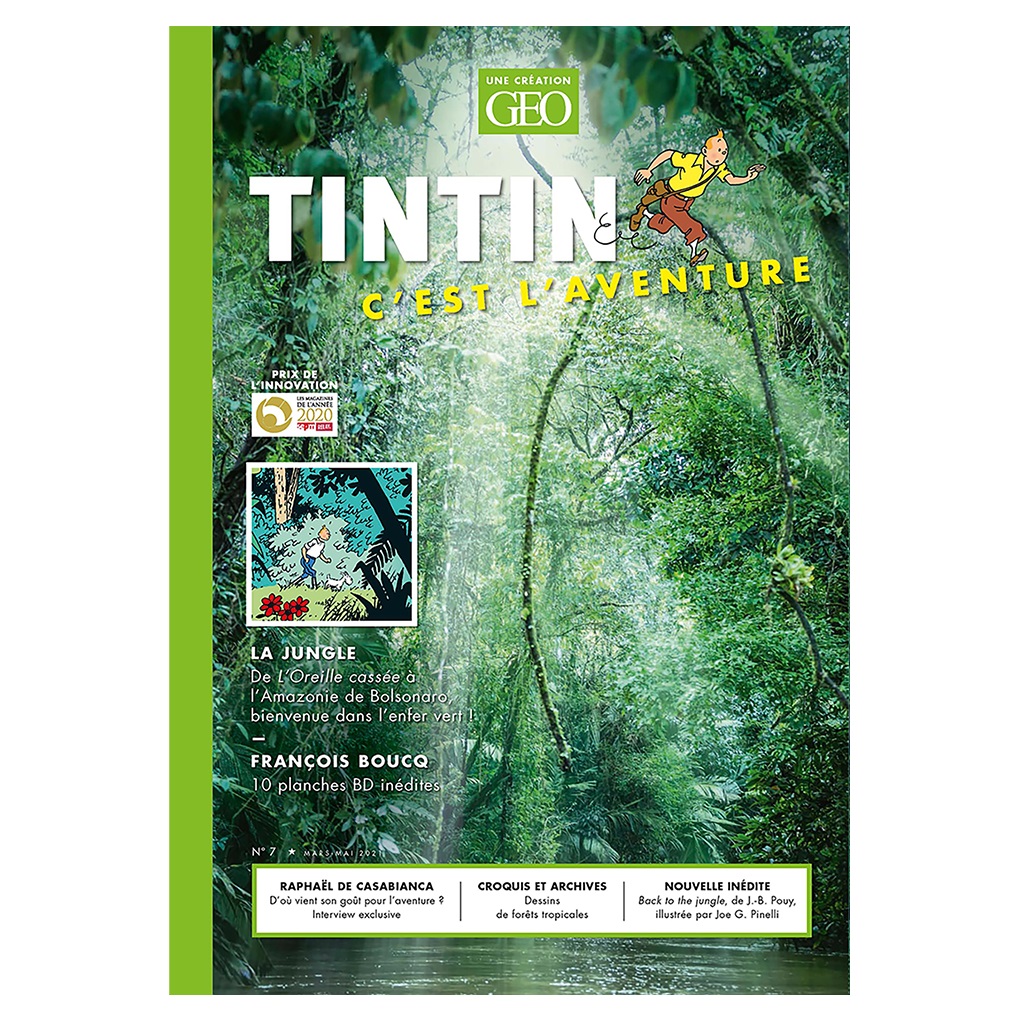 Magazine Géo Tintin C'est l'aventure n°7 : La Jungle - principal