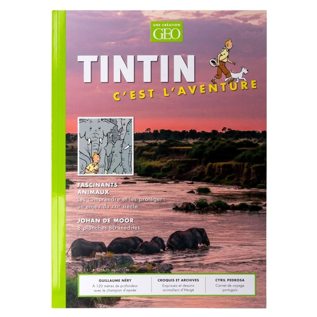 Magazine Géo Tintin C'est l'aventure n°11, Fascinants animaux - principal