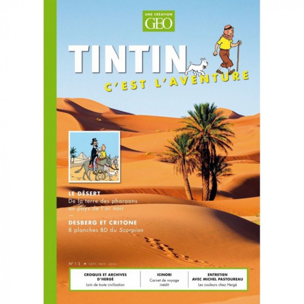 Magazine Géo Tintin C'est l'aventure n°13, Le désert - principal