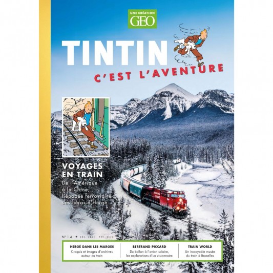 Magazine Géo Tintin C'est l'aventure n°14, Les voyages en train - principal