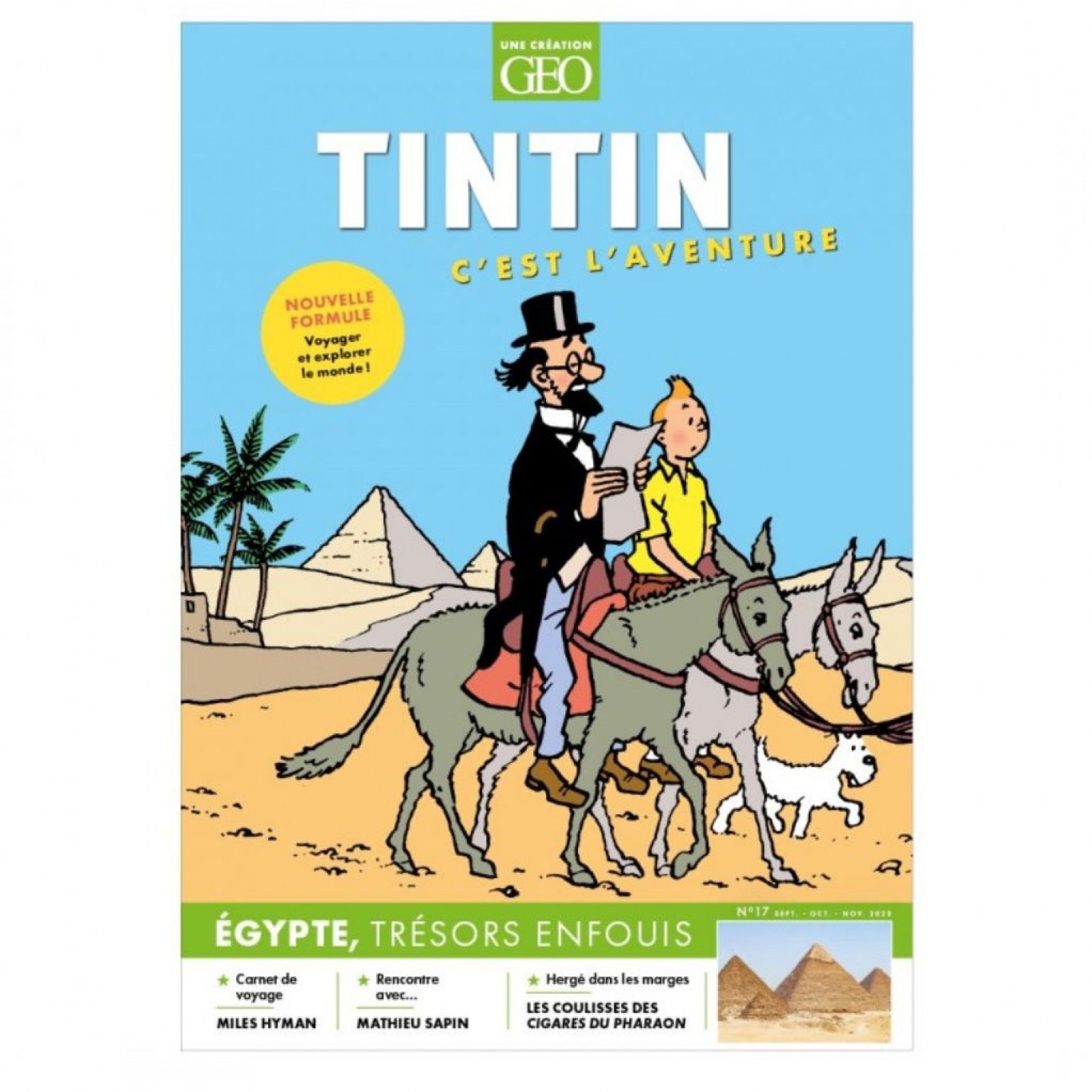 Magazine Géo Tintin C'est l'aventure hors-série N°2, Hergé et Plantu un  Dialogue imaginaire - Beaux-Livres