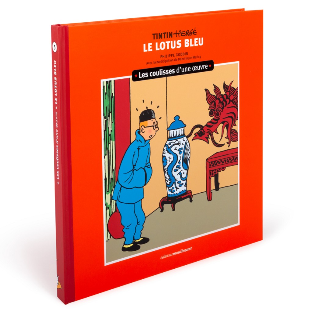 Tintin Le Lotus Bleu - Les Coulisses d'une oeuvre - Tome 5 - principal