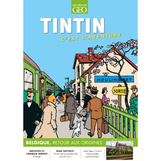 Magazine Géo Tintin C'est l'aventure n° 24 : Belgique, retour aux origines - principal