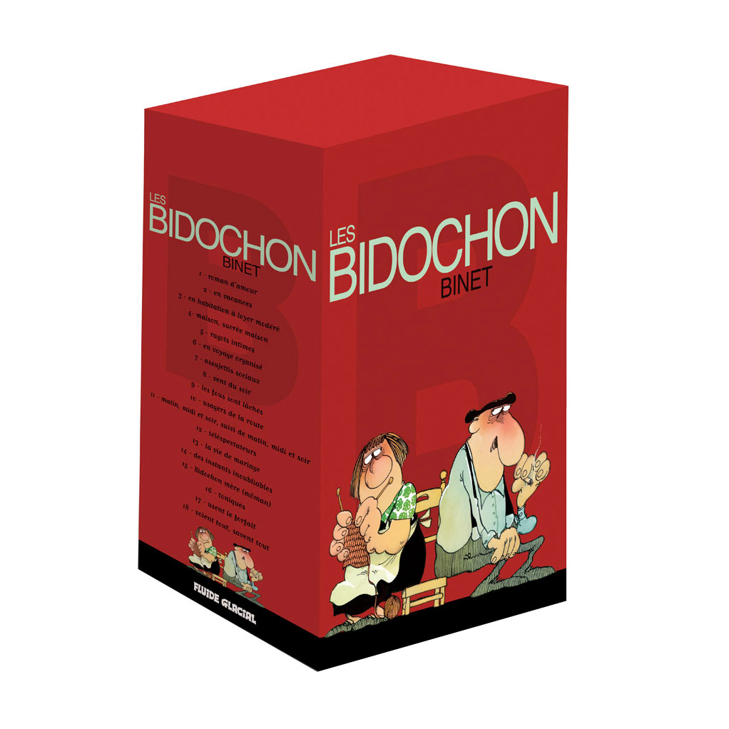 Coffret Bidochon 9 volumes en petit format - 18 tomes - principal